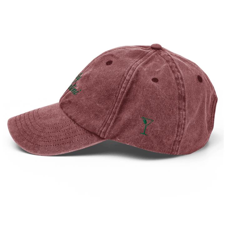 Dirty Martini Vintage Hat - Vintage Red - Cocktailored