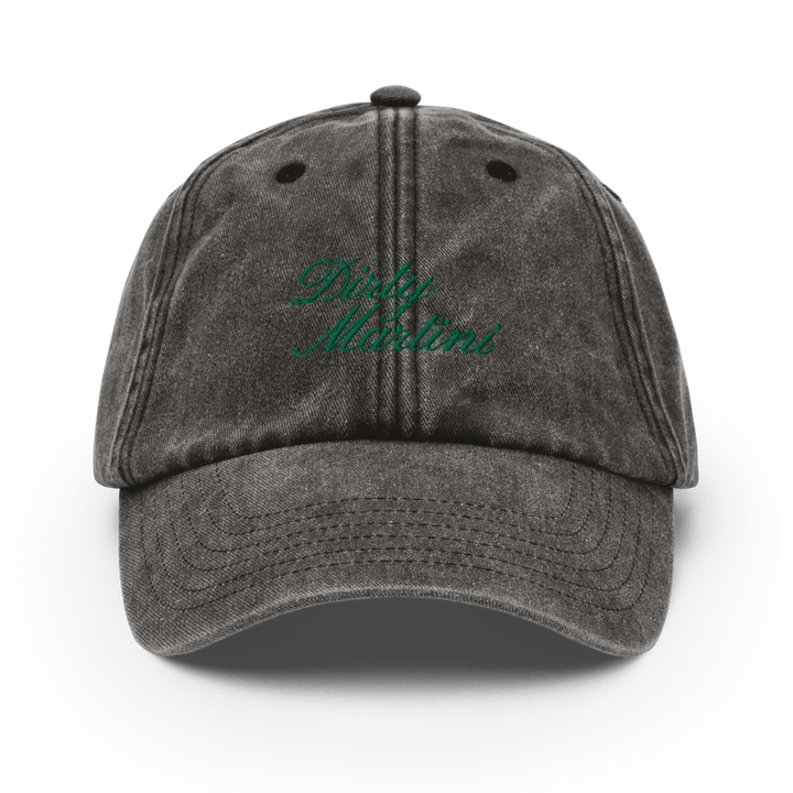 Dirty Martini Vintage Hat - Vintage Black - Cocktailored