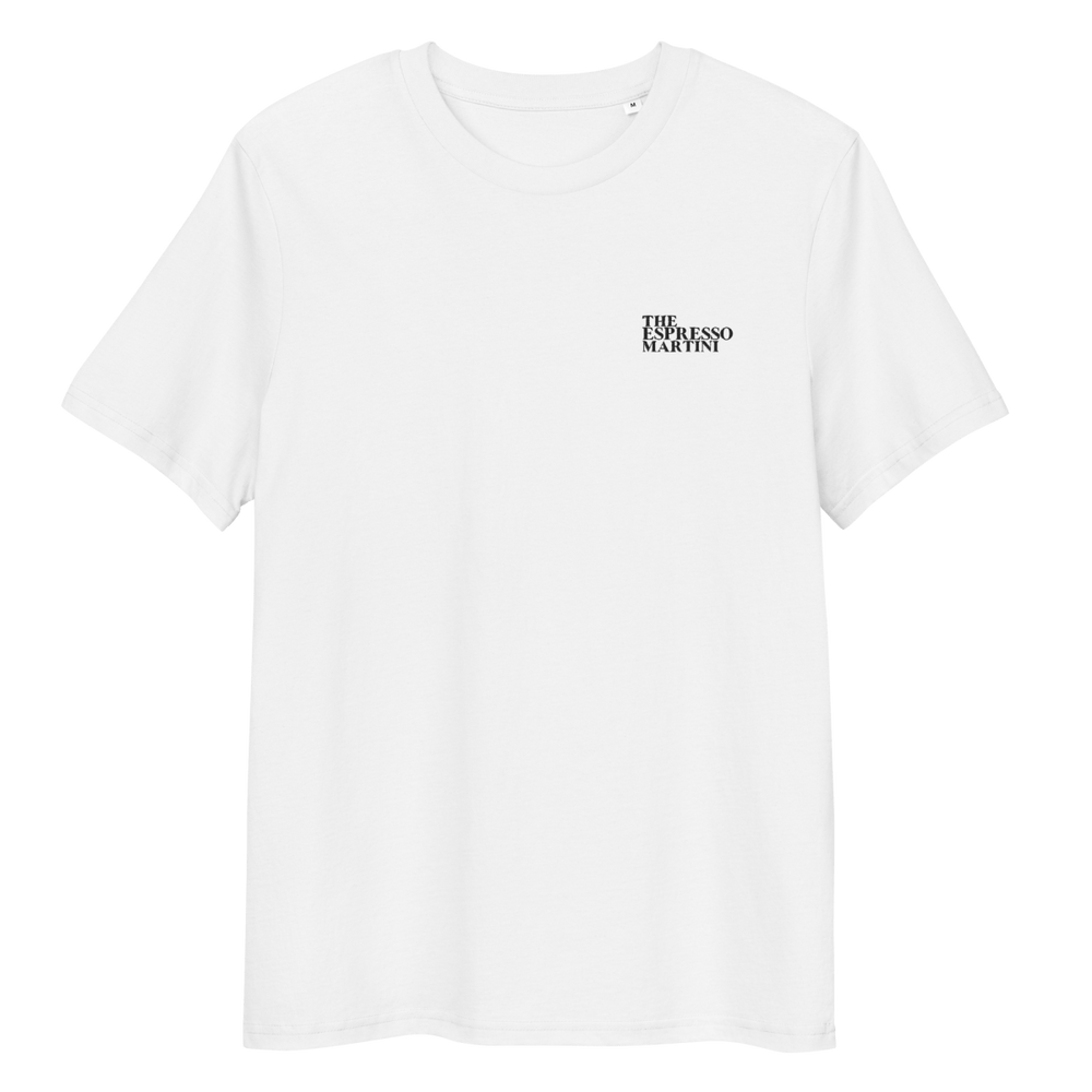 Espresso Martini "Wake Me Up" organic t-shirt - White - Cocktailored
