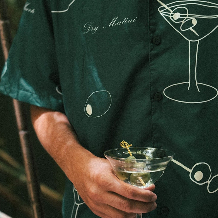 The Dry Martini "Cocktail" Summer Shirt - 2XS - Cocktailored