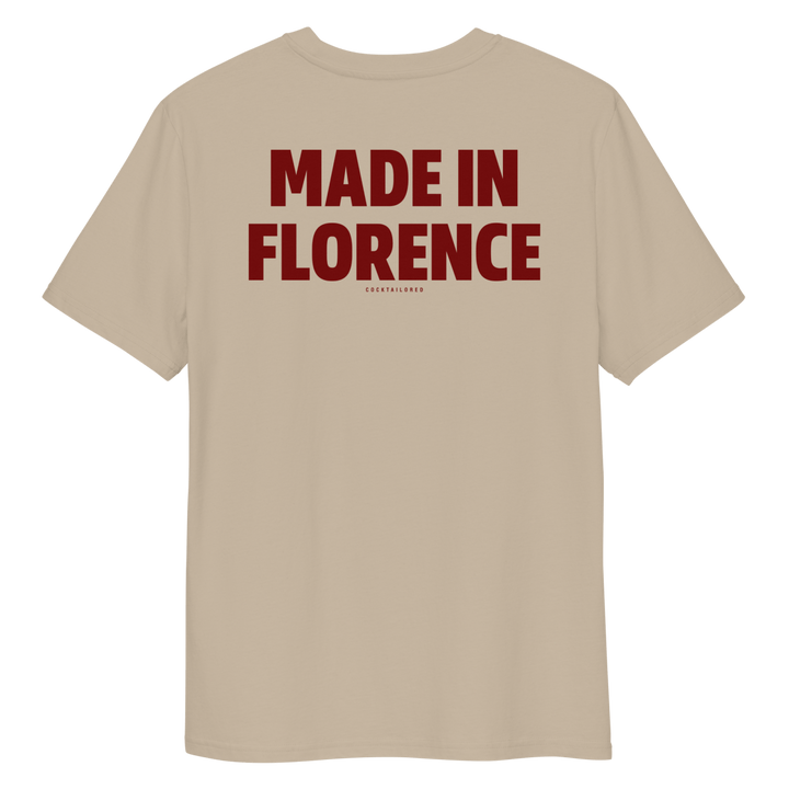 The Negroni "Made In" organic t-shirt - Desert Dust - Cocktailored