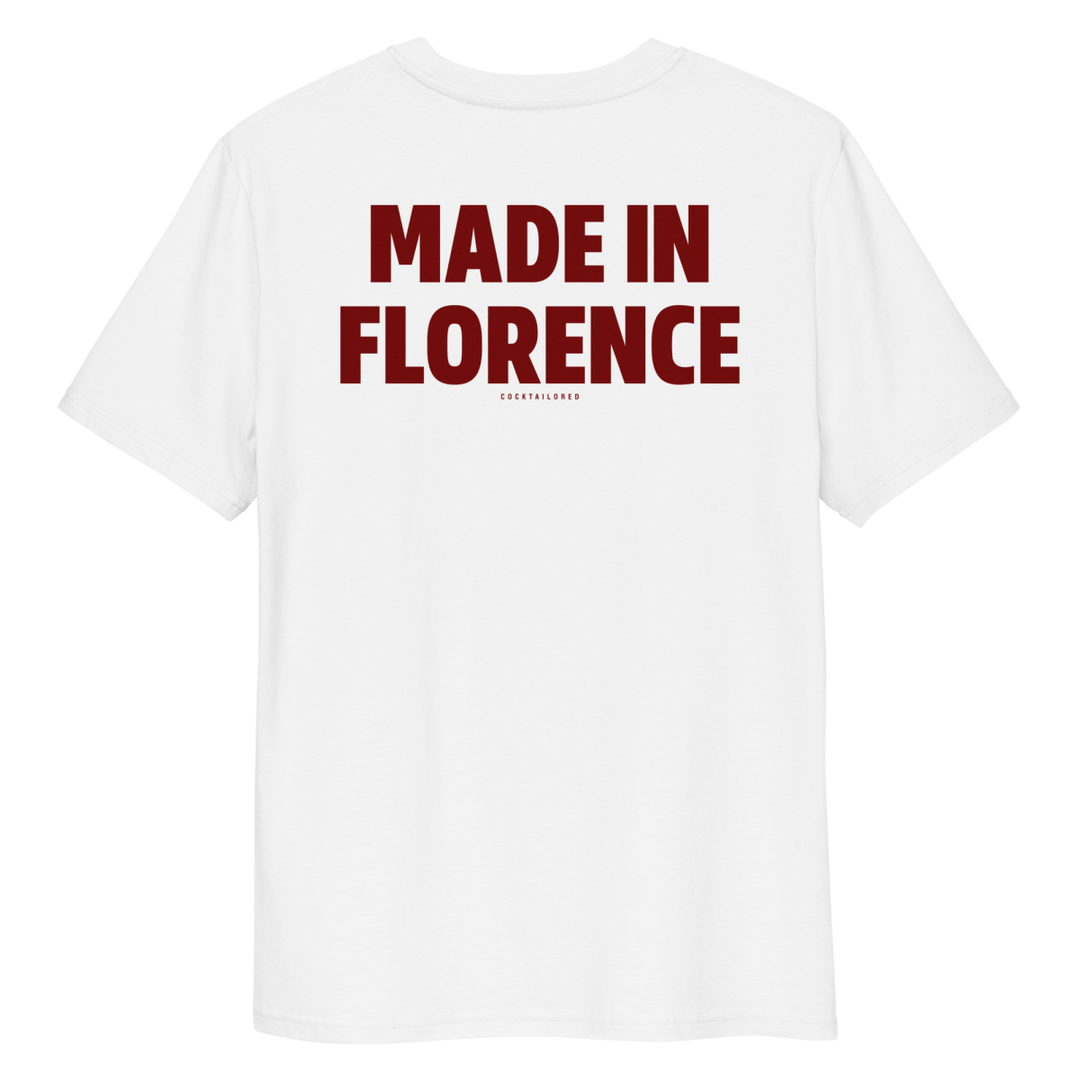 The Negroni "Made In" organic t-shirt - White - Cocktailored