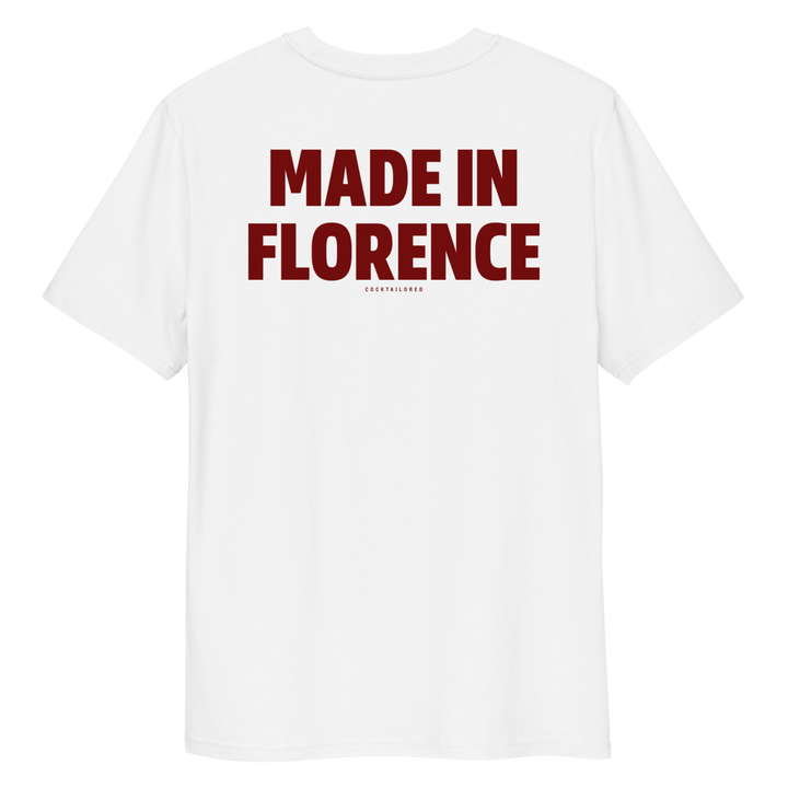 The Negroni "Made In" organic t-shirt - White - Cocktailored