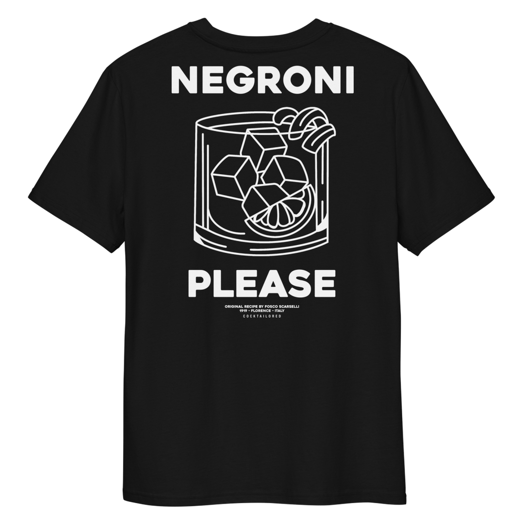 The Negroni Pls. Organic T-shirt - Black - Cocktailored