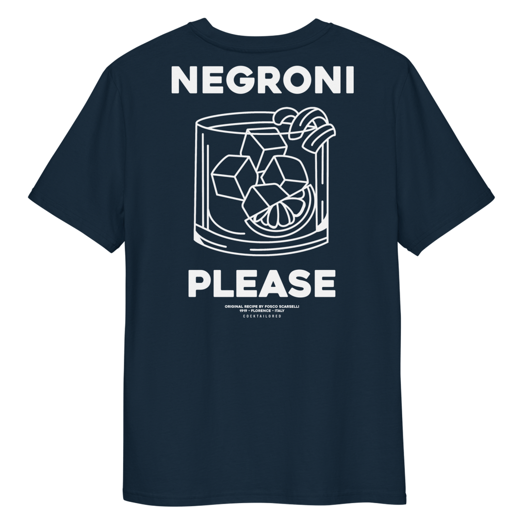 The Negroni Pls. Organic T-shirt - French Navy - Cocktailored