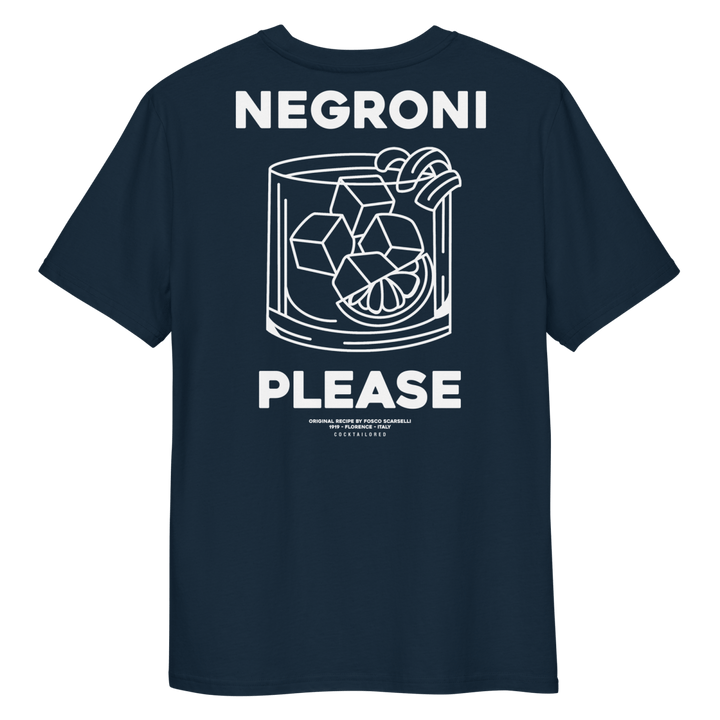 The Negroni Pls. Organic T-shirt - French Navy - Cocktailored