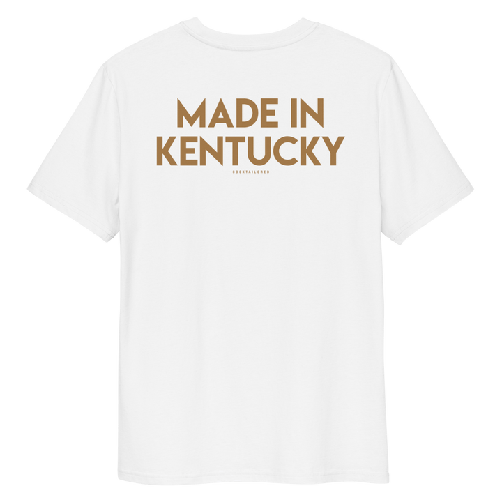 The Old Fashioned "Made In"organic t-shirt - White - Cocktailored