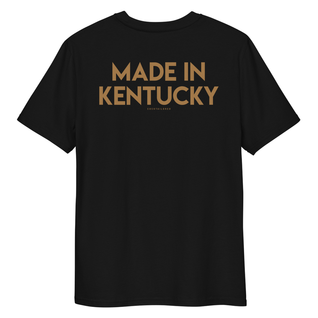 The Old Fashioned "Made In"organic t-shirt - Black - Cocktailored