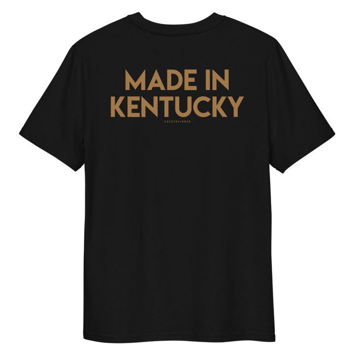 The Old Fashioned "Made In"organic t-shirt - Black - Cocktailored