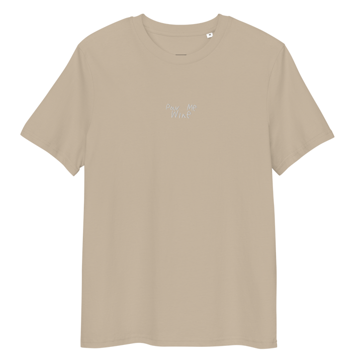 The Pour Me Wine Organic T-shirt - Desert Dust - Cocktailored