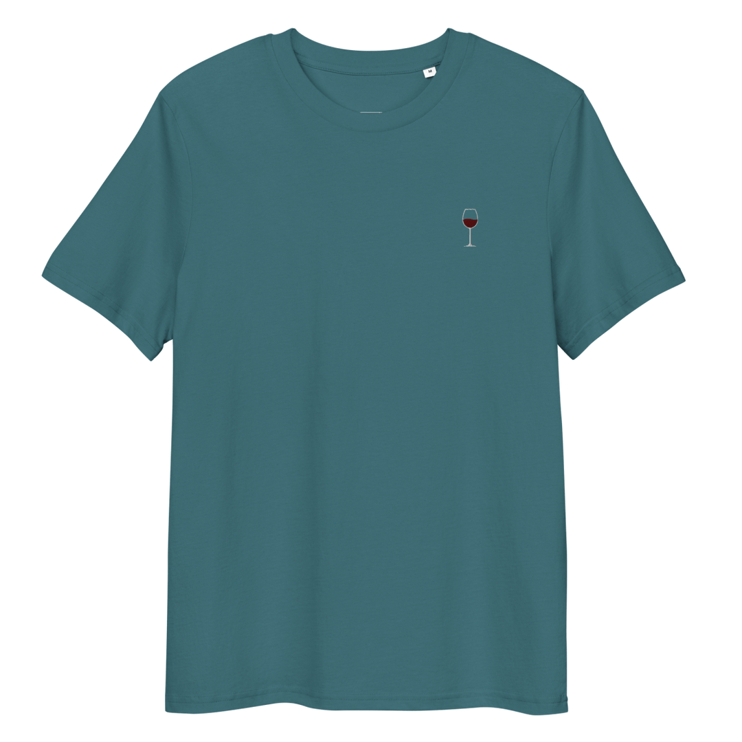 The Red Wine Glass Organic T-Shirt - Stargazer - Cocktailored