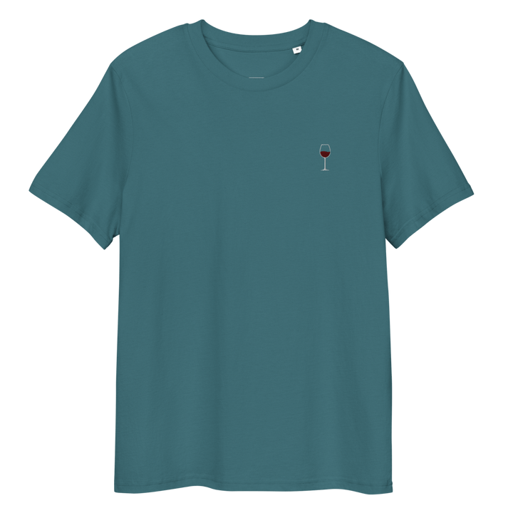 The Red Wine Glass Organic T-Shirt - Stargazer - Cocktailored