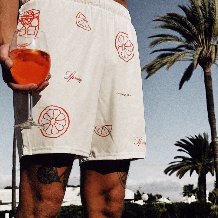The Spritz "Cocktail" Swim Trunks - 2XS - Cocktailored