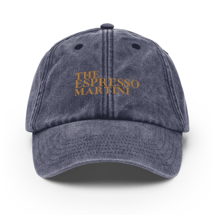 Espresso Martini Vintage Dad Hat - Vintage Denim - Cocktailored