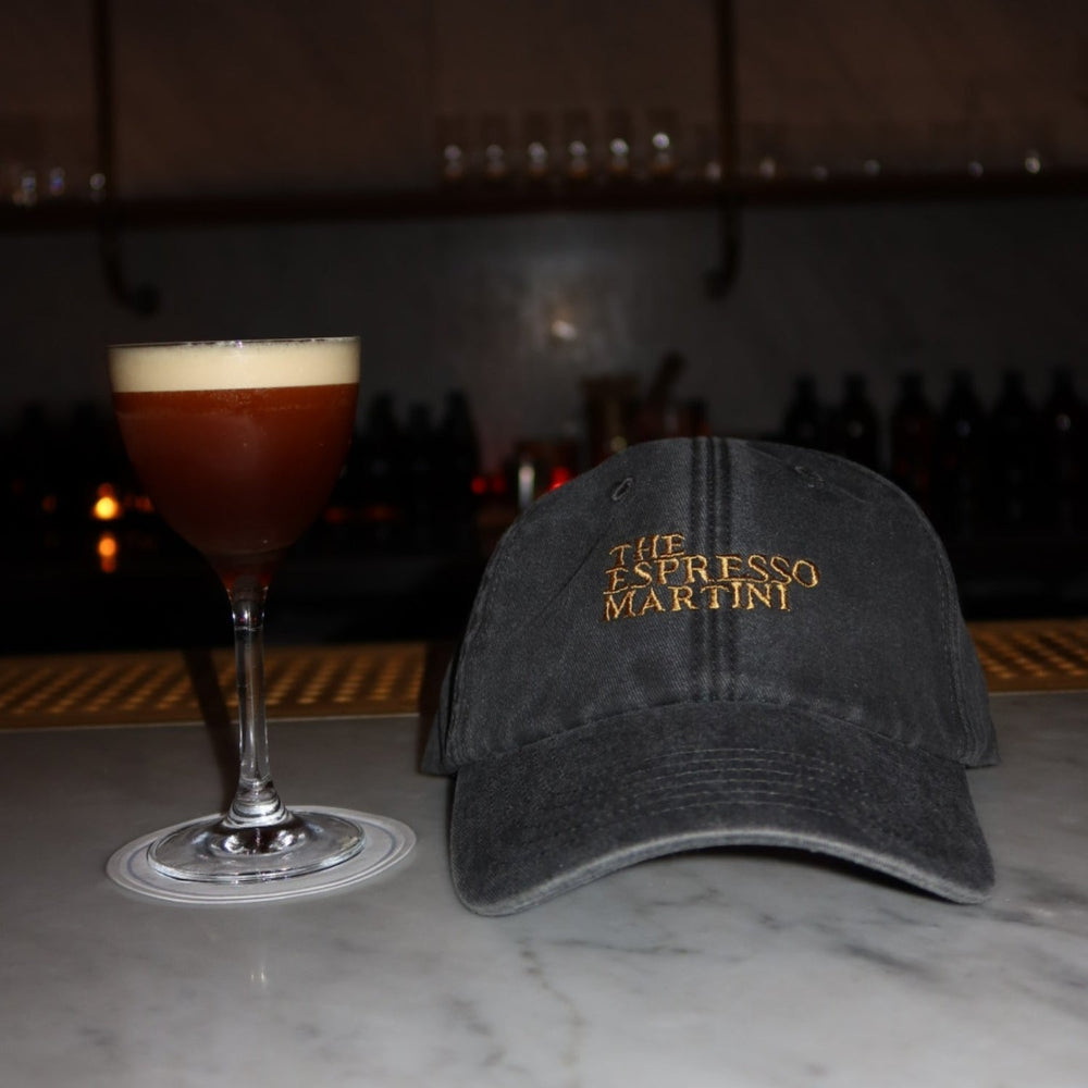 Espresso Martini Vintage Dad Hat - Vintage Black - Cocktailored