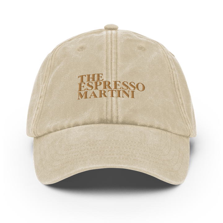 Espresso Martini Vintage Dad Hat - Vintage Stone - Cocktailored