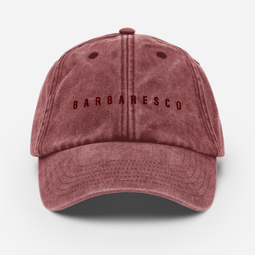 The Barbaresco Vintage Hat - Vintage Red - Cocktailored