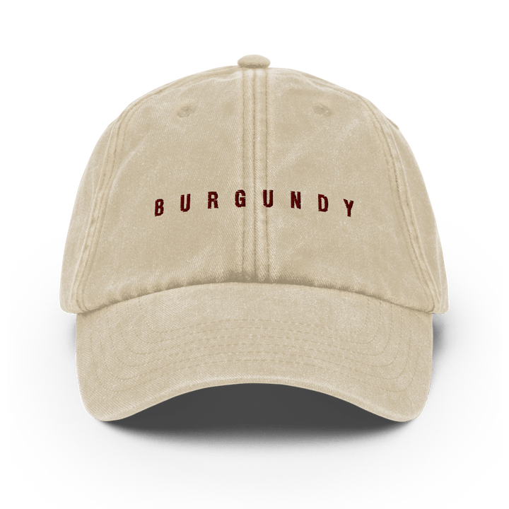 The Burgundy Vintage Hat - Vintage Stone - Cocktailored
