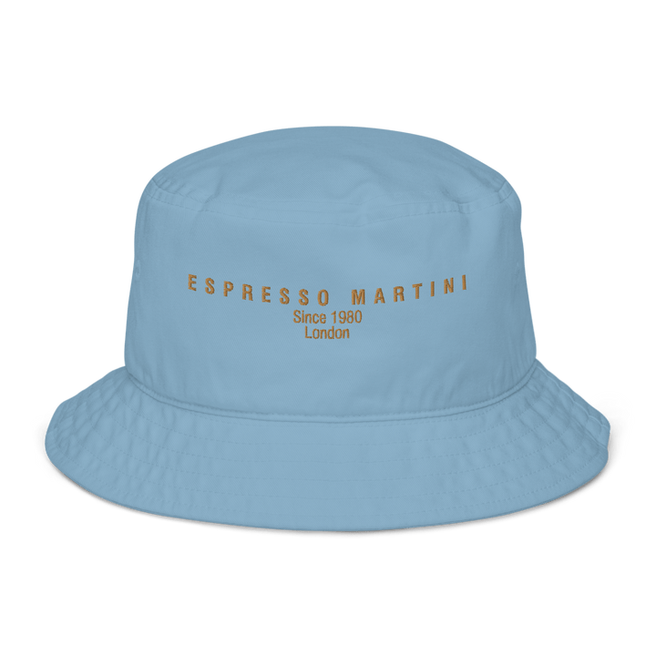 The Espresso Martini 1980 Organic bucket hat - Slate Blue - Cocktailored