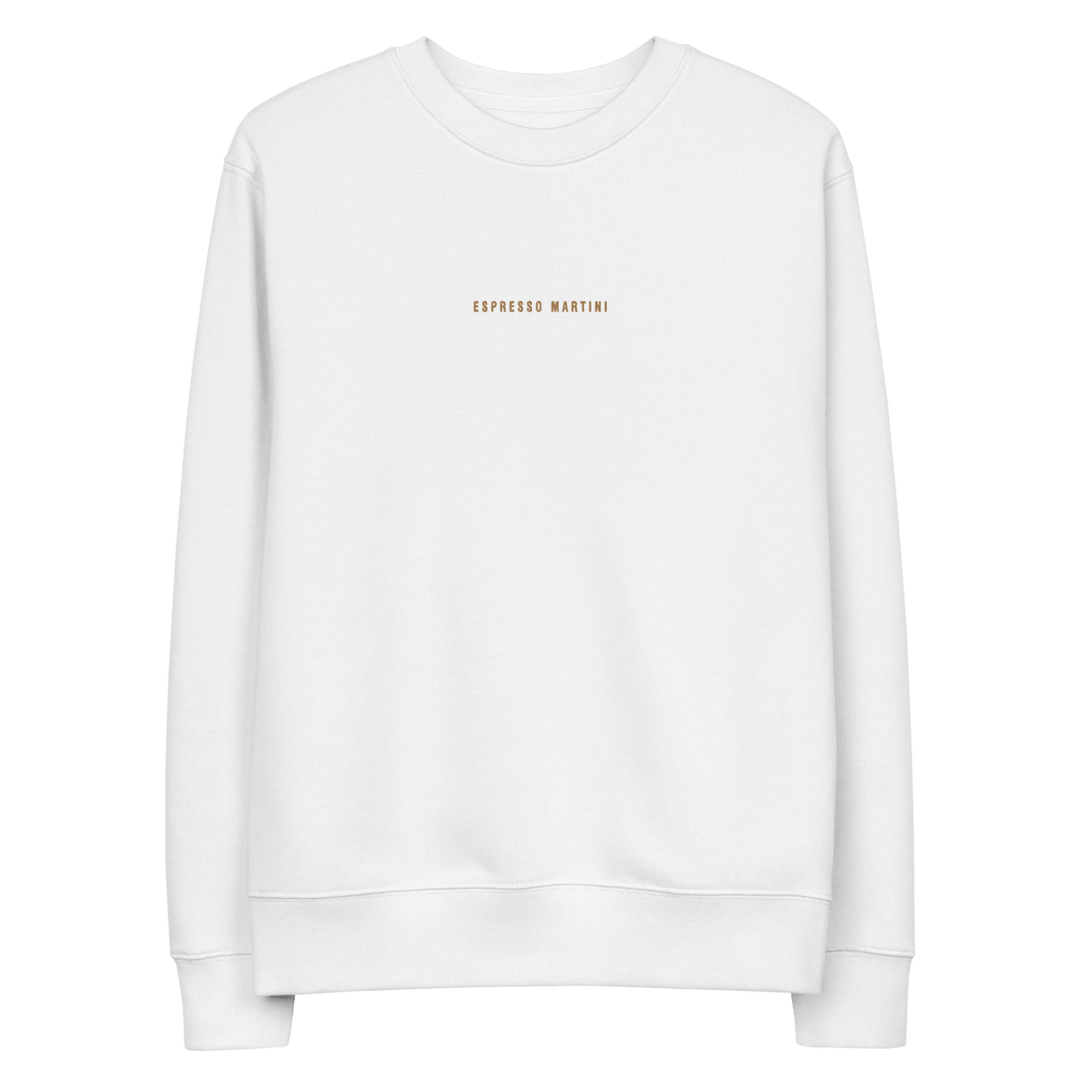 The Espresso Martini eco sweatshirt - White - Cocktailored
