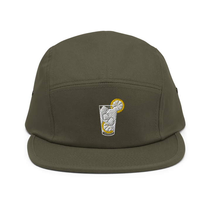 The Gin & Tonic Glass Hipster Hat - Olive - Cocktailored