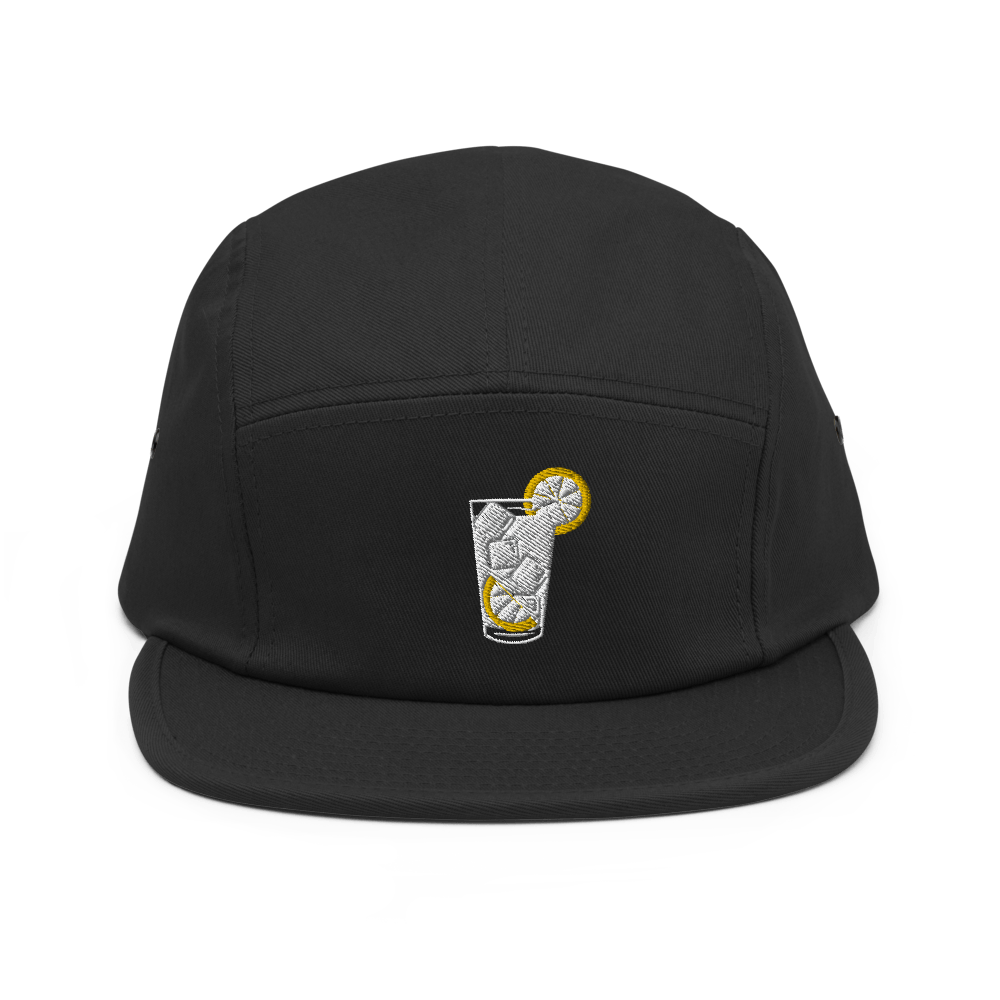 The Gin & Tonic Glass Hipster Hat - Black - Cocktailored