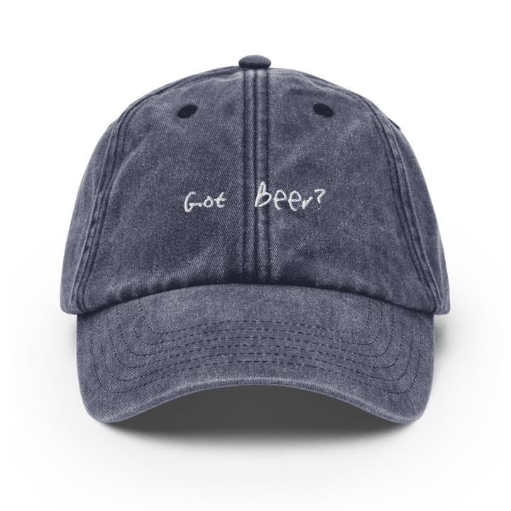 The Got Beer? Vintage Hat - Vintage Denim - Cocktailored