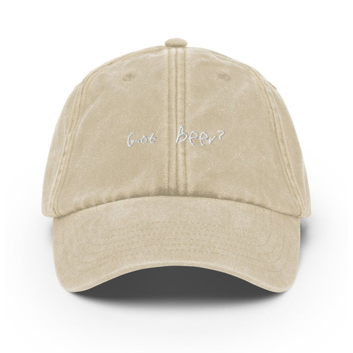 The Got Beer? Vintage Hat - Vintage Stone - Cocktailored