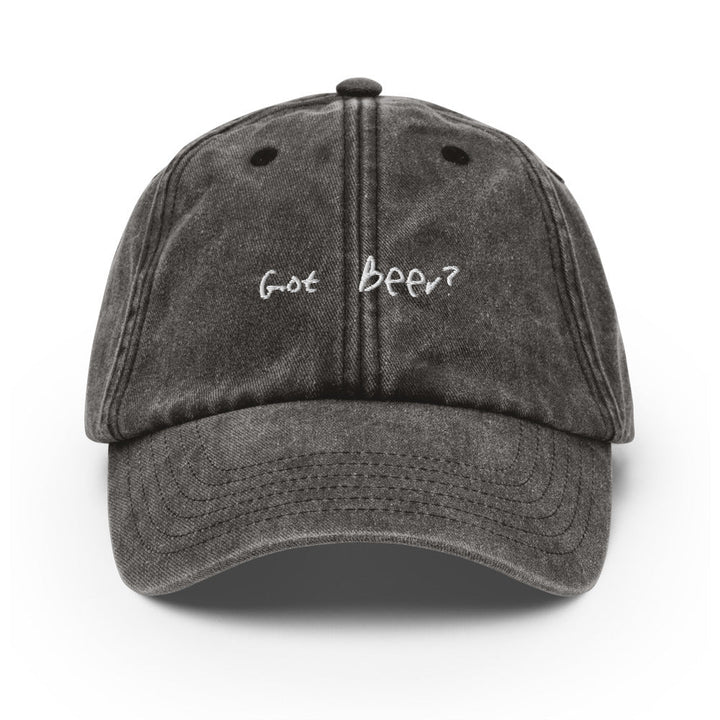 The Got Beer? Vintage Hat - Vintage Black - Cocktailored