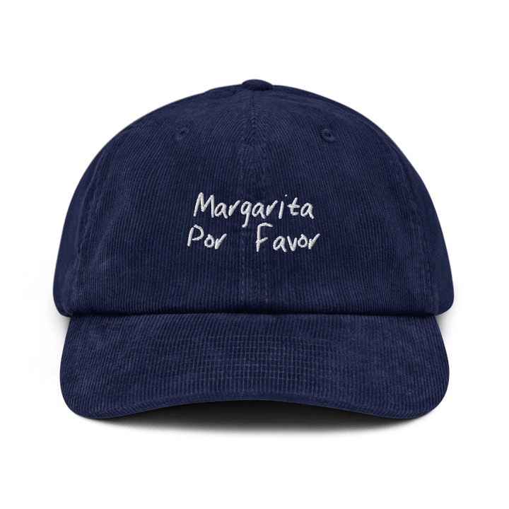 The Margarita Por Favor Corduroy hat - Oxford Navy - Cocktailored