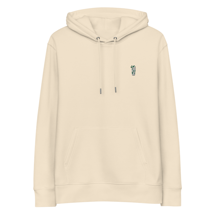 The Mojito Glass eco hoodie - Desert Dust - Cocktailored