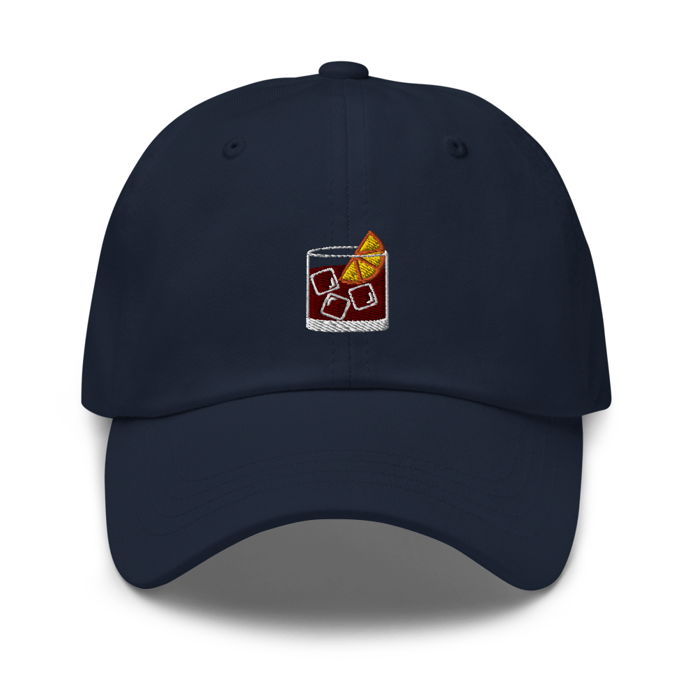 The Negroni Glass Cap - Navy - Cocktailored