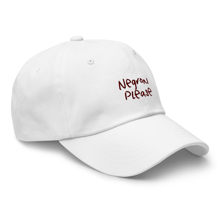 The Negroni Please Cap - White - Cocktailored
