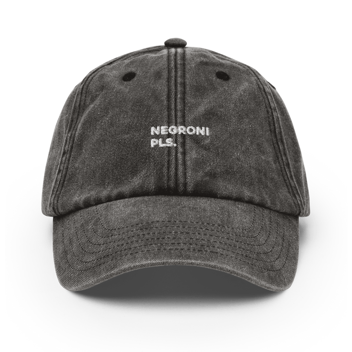 The Negroni Pls. Vintage Hat - Vintage Black - Cocktailored