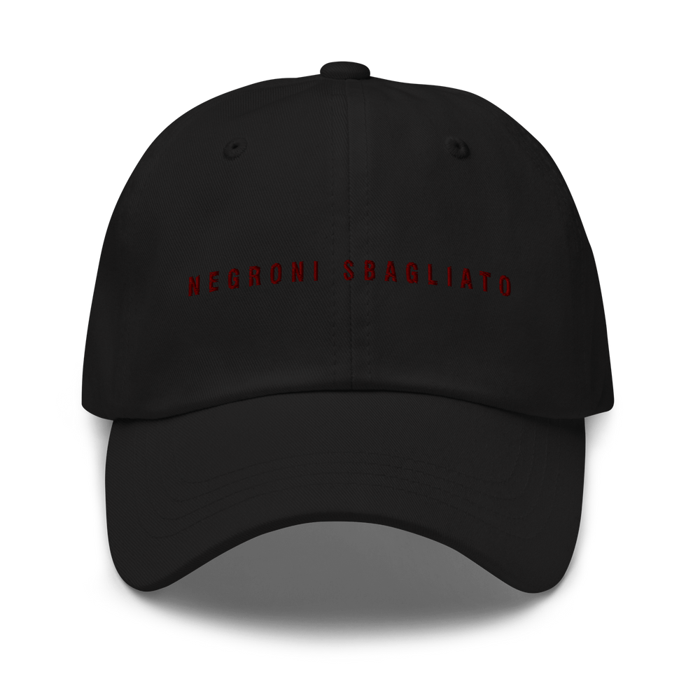 The Negroni Sbagliato Dad hat - Black - Cocktailored
