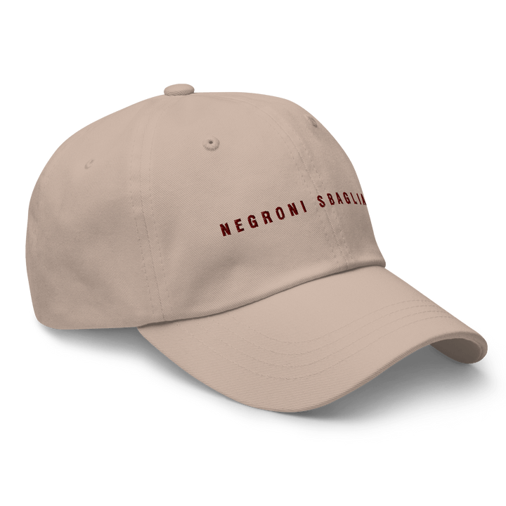 The Negroni Sbagliato Dad hat - Stone - Cocktailored