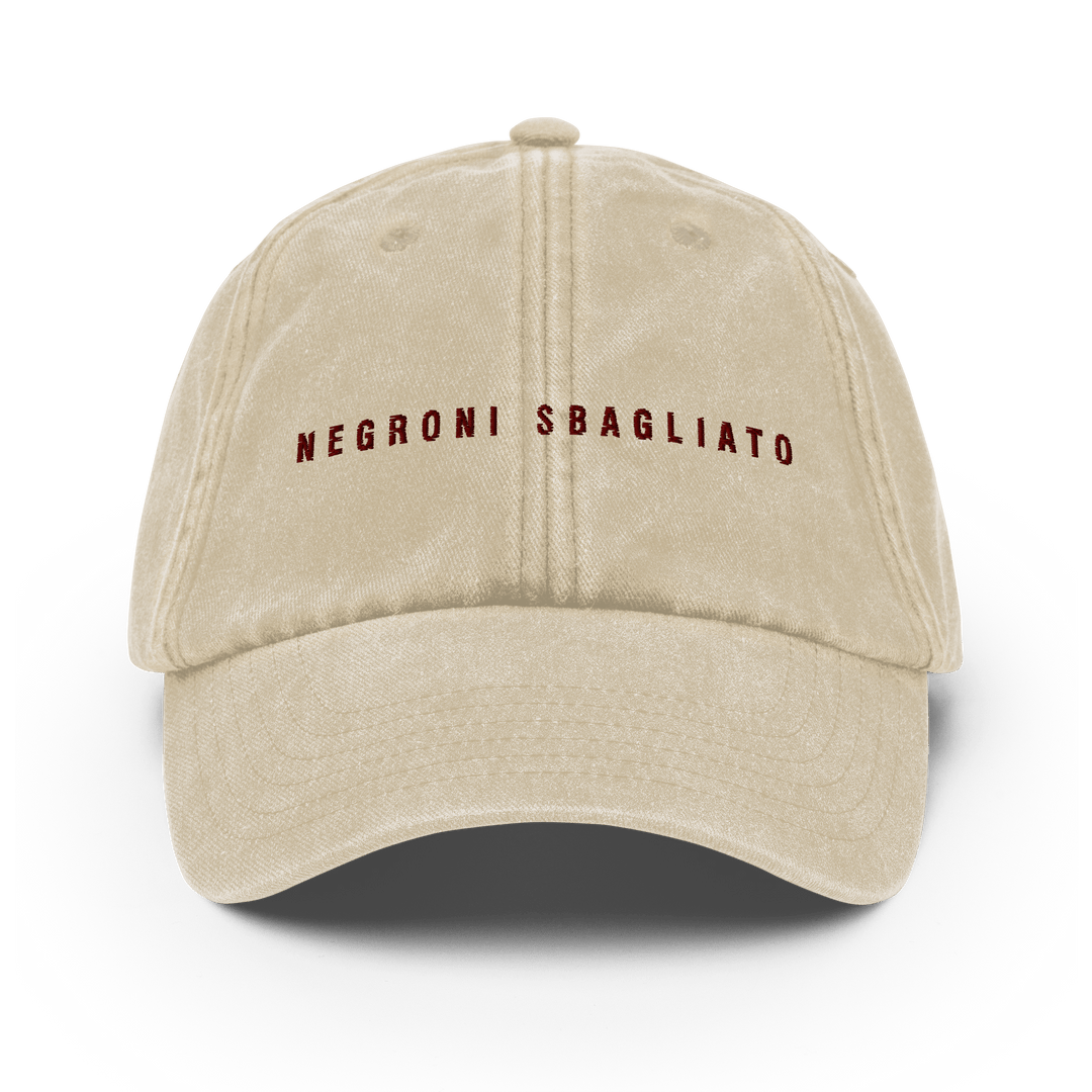 The Negroni Sbagliato Vintage Hat - Vintage Stone - Cocktailored