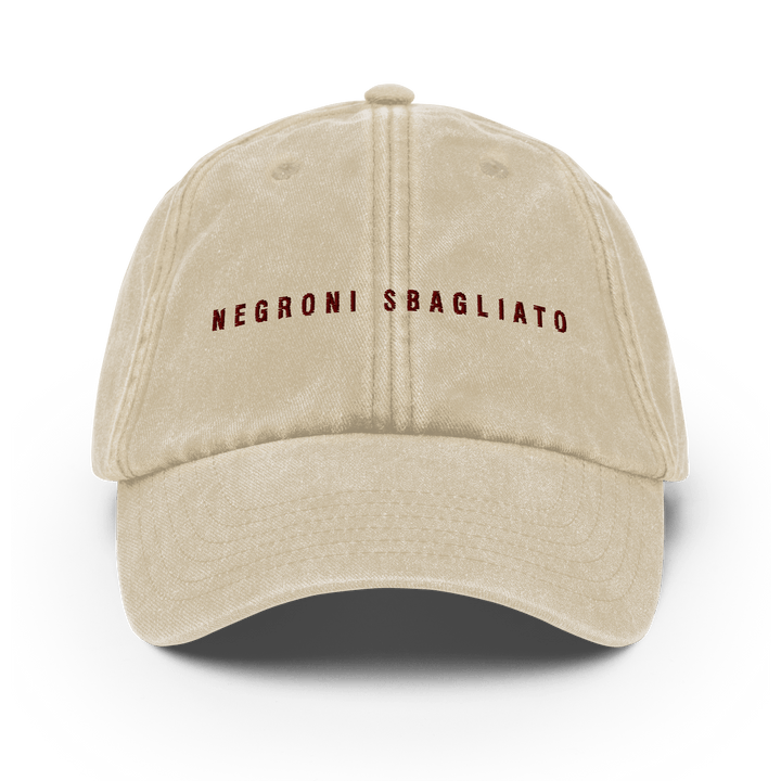 The Negroni Sbagliato Vintage Hat - Vintage Stone - Cocktailored