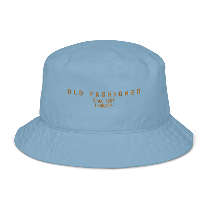 The Old Fashioned 1881 Organic bucket hat - Slate Blue - Cocktailored