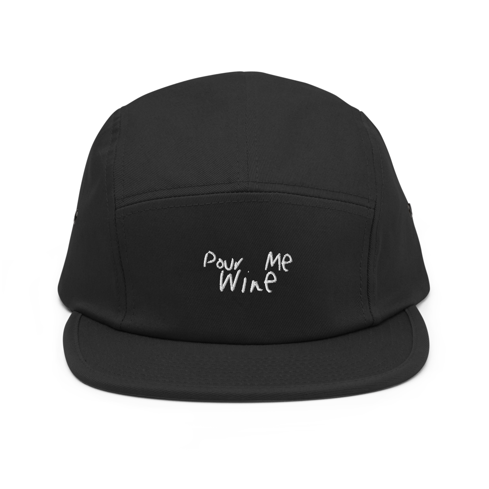 The Pour Me Wine Hipster Hat - Black - Cocktailored