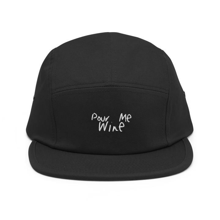 The Pour Me Wine Hipster Hat - Black - Cocktailored