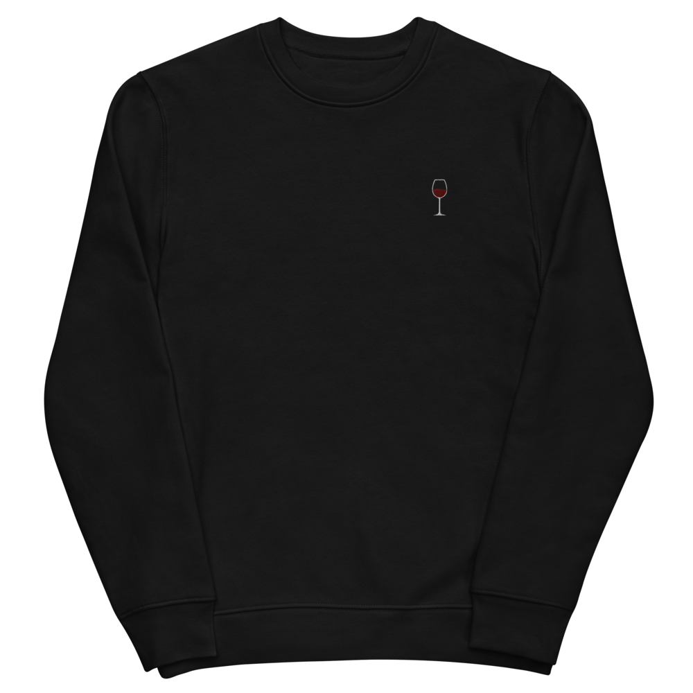 The Red Wine Glass eco sweatshirt - FALL SALE