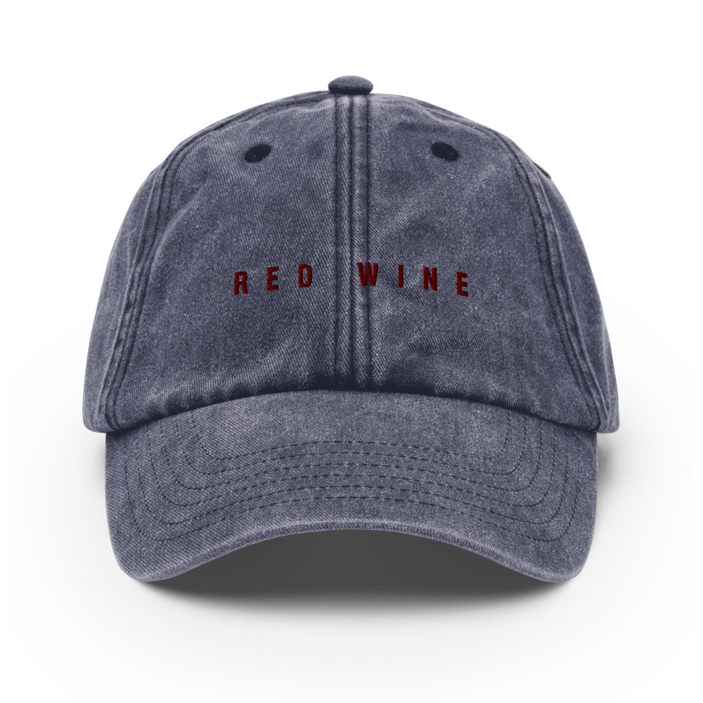 The Red Wine Vintage Hat - Vintage Denim - Cocktailored