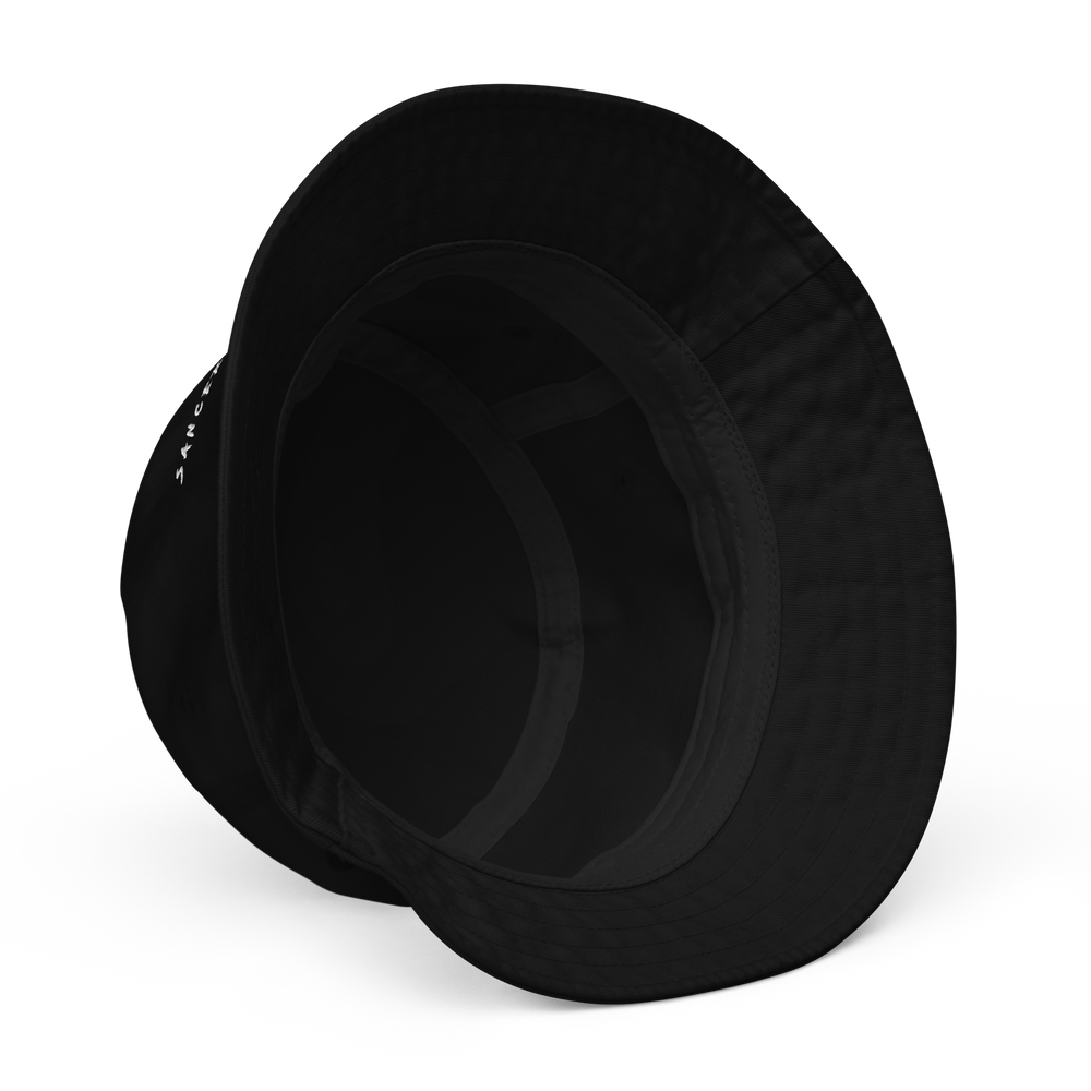 The Sancerre Organic bucket hat - Black - Cocktailored