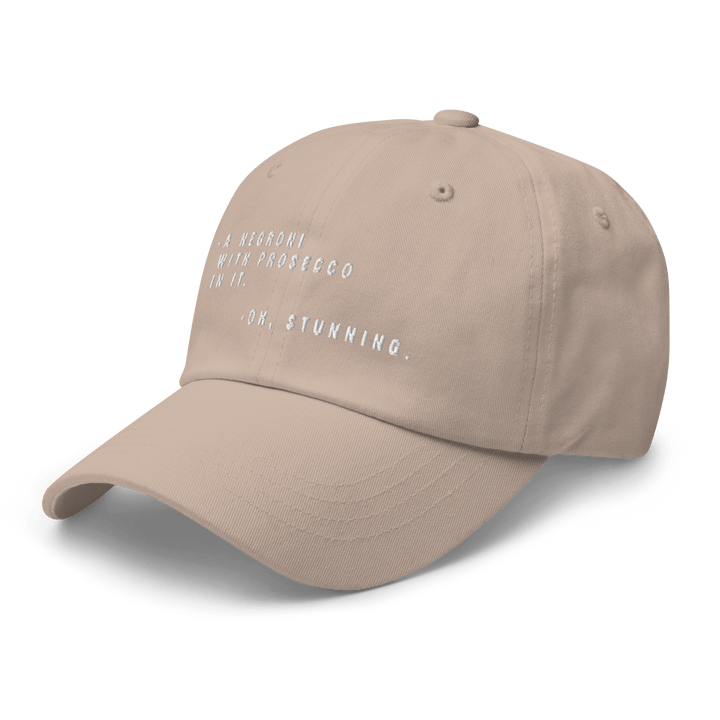 The Sbagliato Conversation Dad hat - Stone - Cocktailored