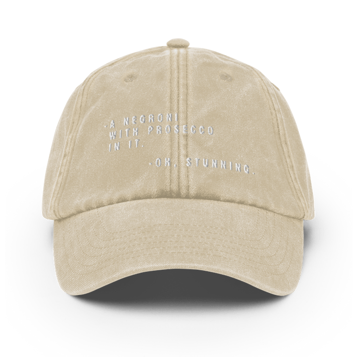 The Sbagliato Conversation Vintage Hat - Vintage Stone - Cocktailored
