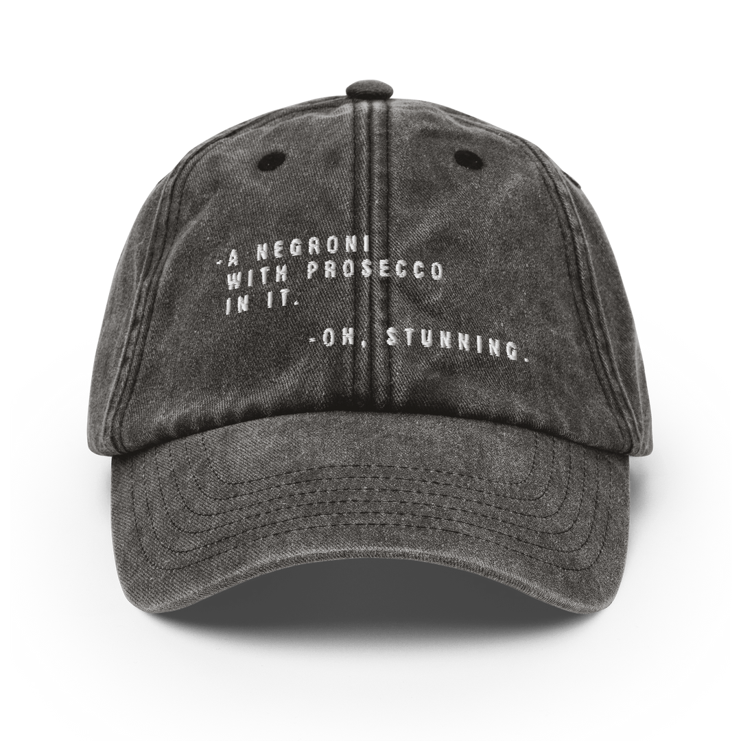 The Sbagliato Conversation Vintage Hat - Vintage Black - Cocktailored