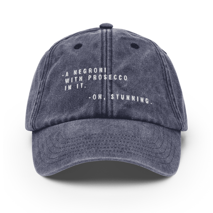The Sbagliato Conversation Vintage Hat - Vintage Denim - Cocktailored