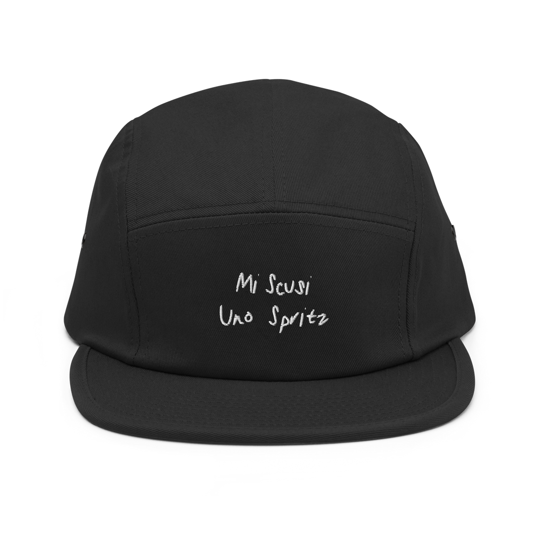 The Scusi Spritz Hipster Cap - Black - Cocktailored