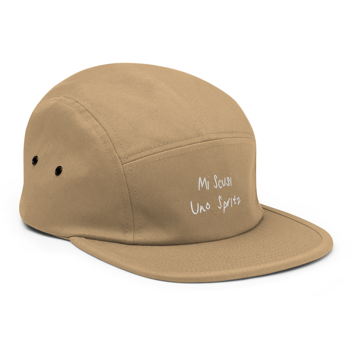 The Scusi Spritz Hipster Cap - Khaki - Cocktailored
